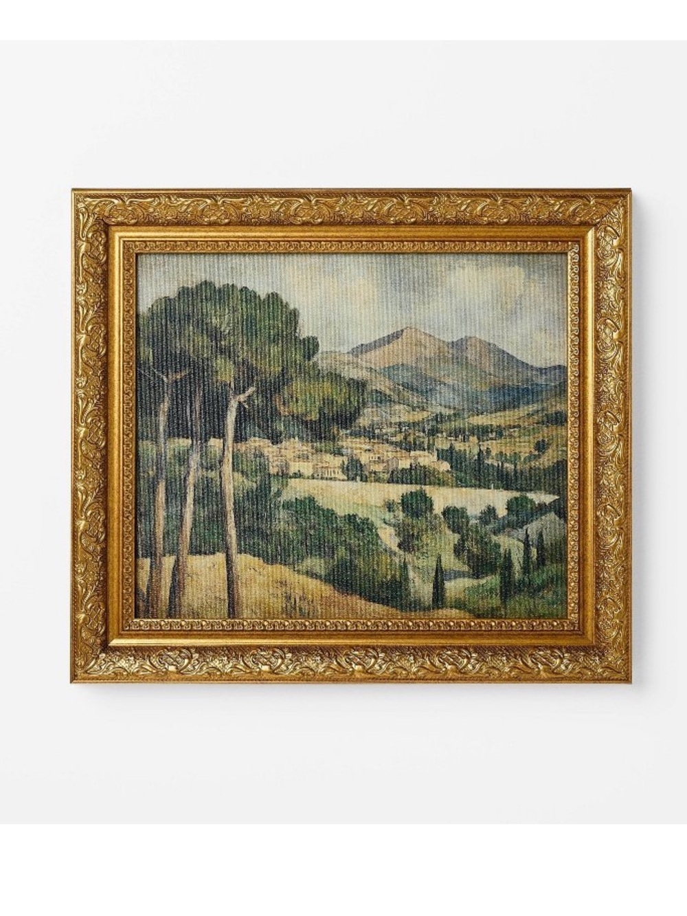 16"×14" Cezanne Inspired Landscape Framed Wall Art - Threshold with Studio McGee
